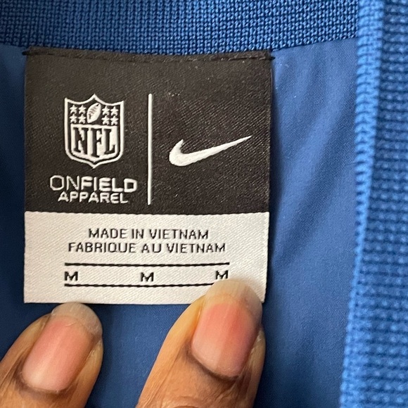 NFL ONFIELD APPAREL Pullover Jacket Size M - Picture 7 of 10